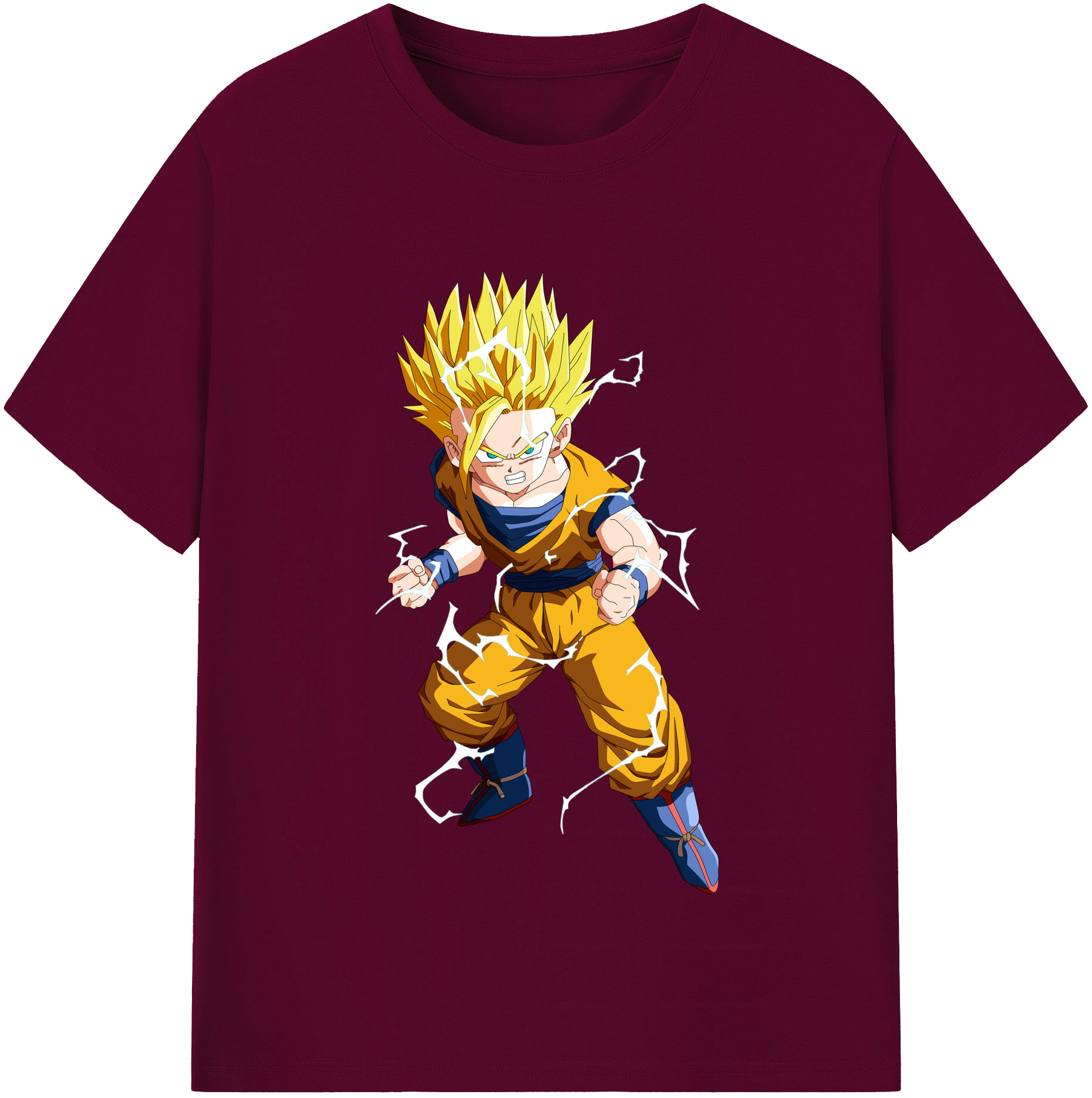 （画像用） ドラゴンボール 孫 悟飯（そんごはん）DRAGON BALL Son Gohan レディースカジュアルプリントTシャツ（綿100％）